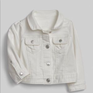 NWT Baby Gap 1969 White Wash Denim Jacket